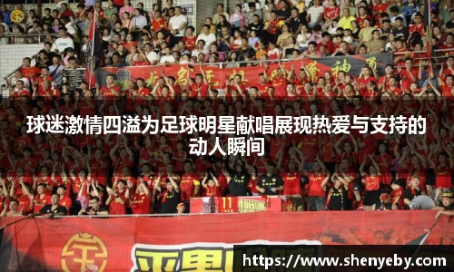 球迷激情四溢为足球明星献唱展现热爱与支持的动人瞬间